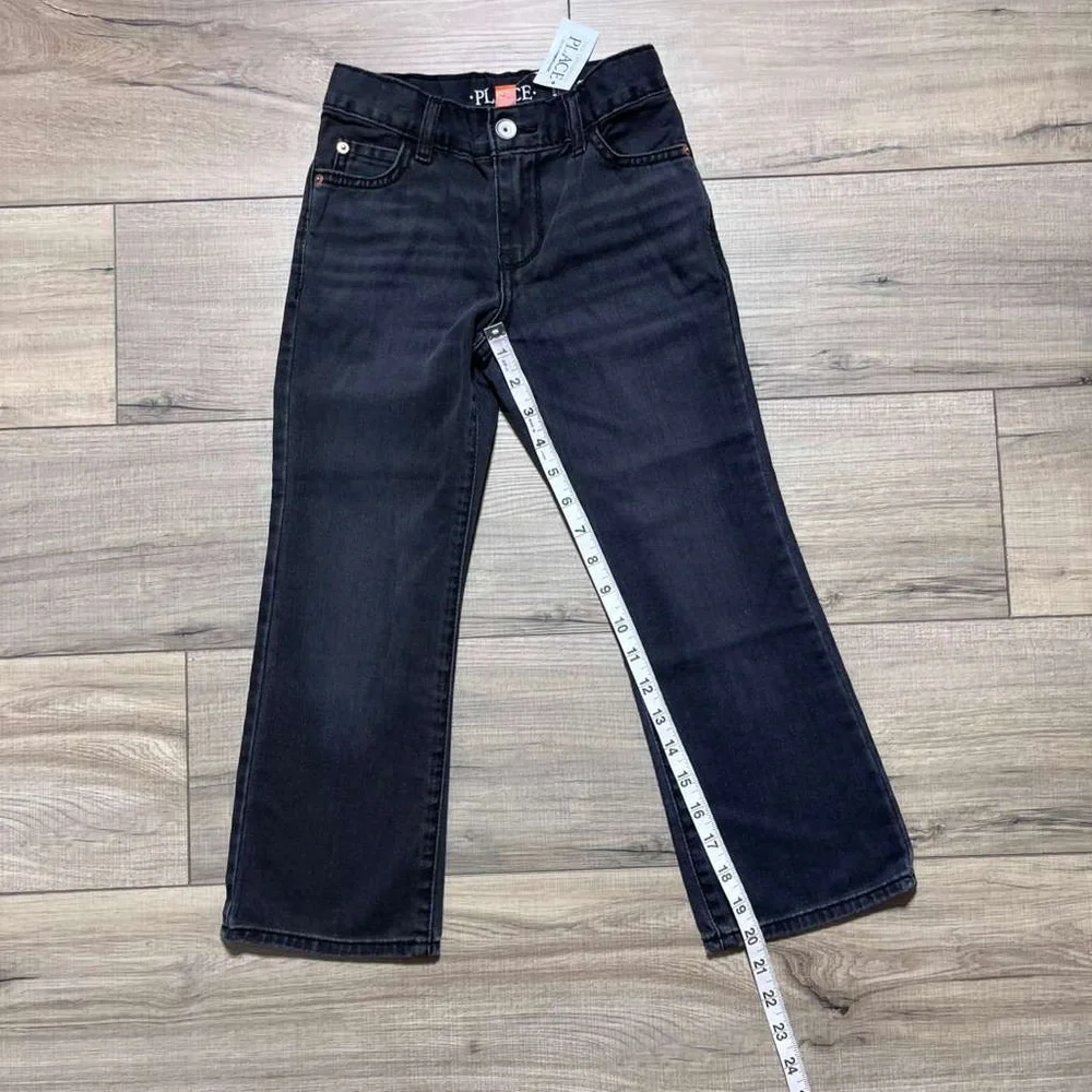 The Children’s Place Boys Bootcut‎ Denim Classic Fit Jeans Size 6 Onyx Wash